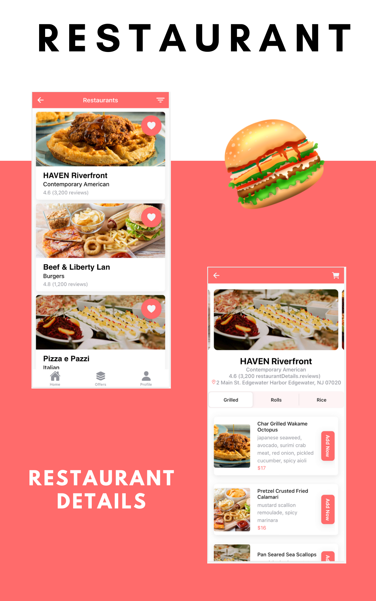 Multi Restaurant and Food Delivery App Template UI (Ionic 5, Angular 10)